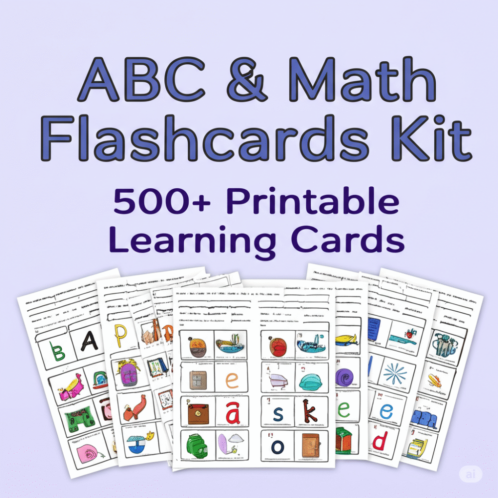 ABC Math Flashcards Kit