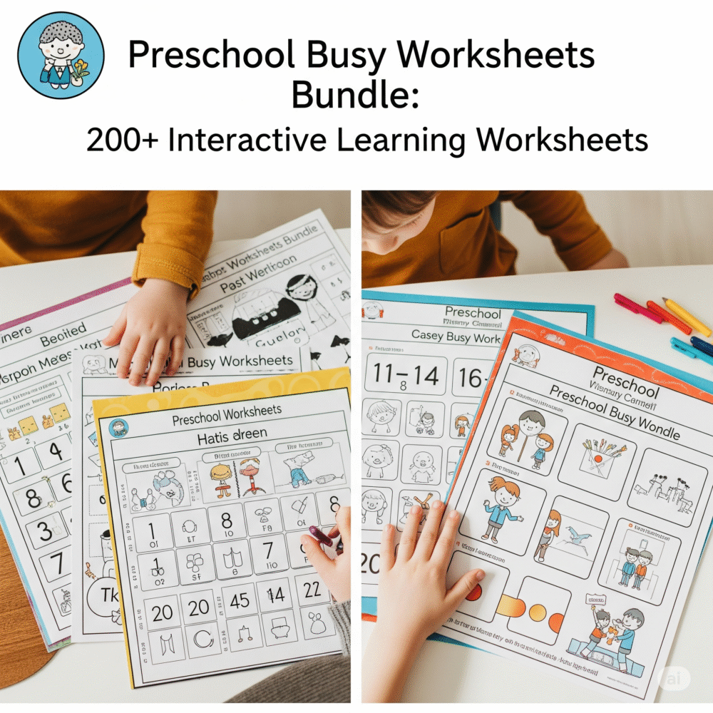 Preschool Busy Worksheets