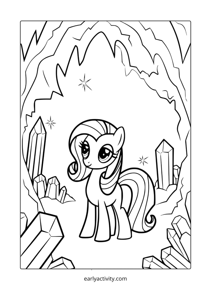 Free Printable My Little Pony Coloring Pages – Fun, Magical & Creative for Kids 23 23