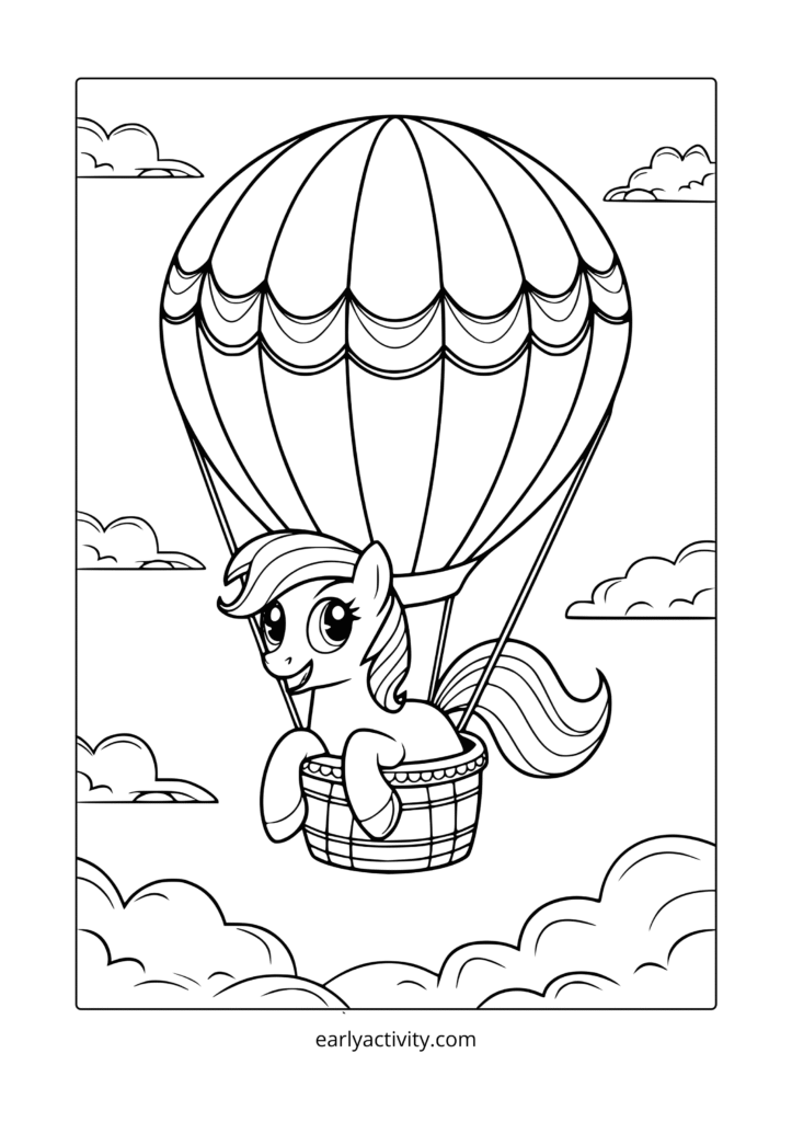 Free Printable My Little Pony Coloring Pages – Fun, Magical & Creative for Kids 24 24
