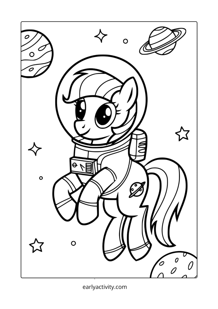 Free Printable My Little Pony Coloring Pages – Fun, Magical & Creative for Kids 28 28