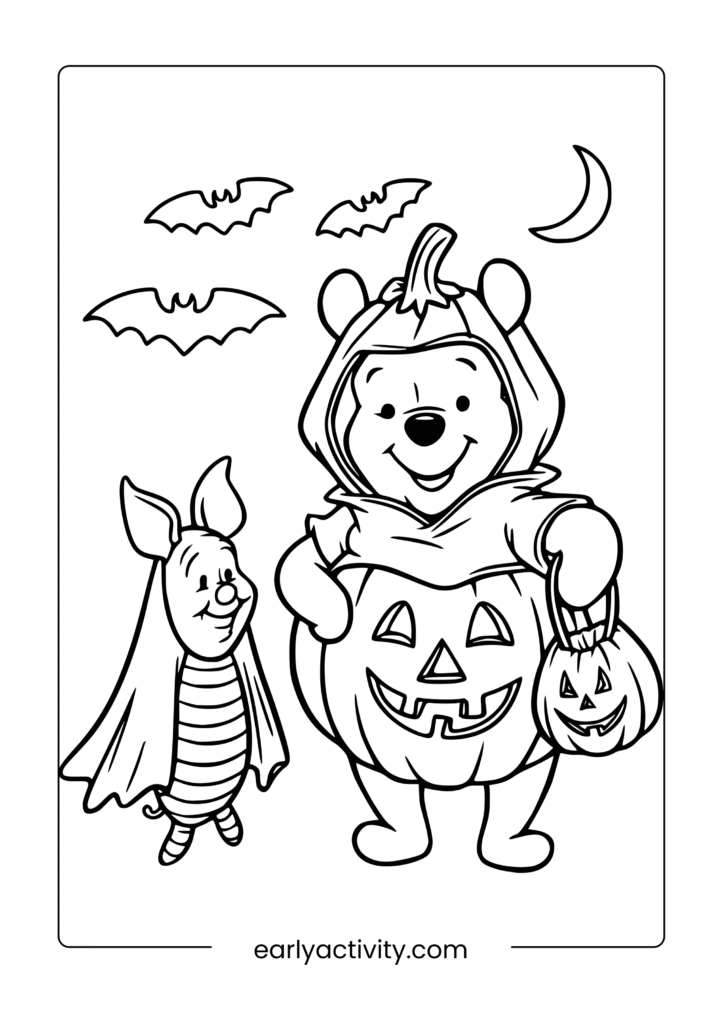 Free Printable Winnie the Pooh Coloring Pages – Fun & Creative Activity for Kids 7 7