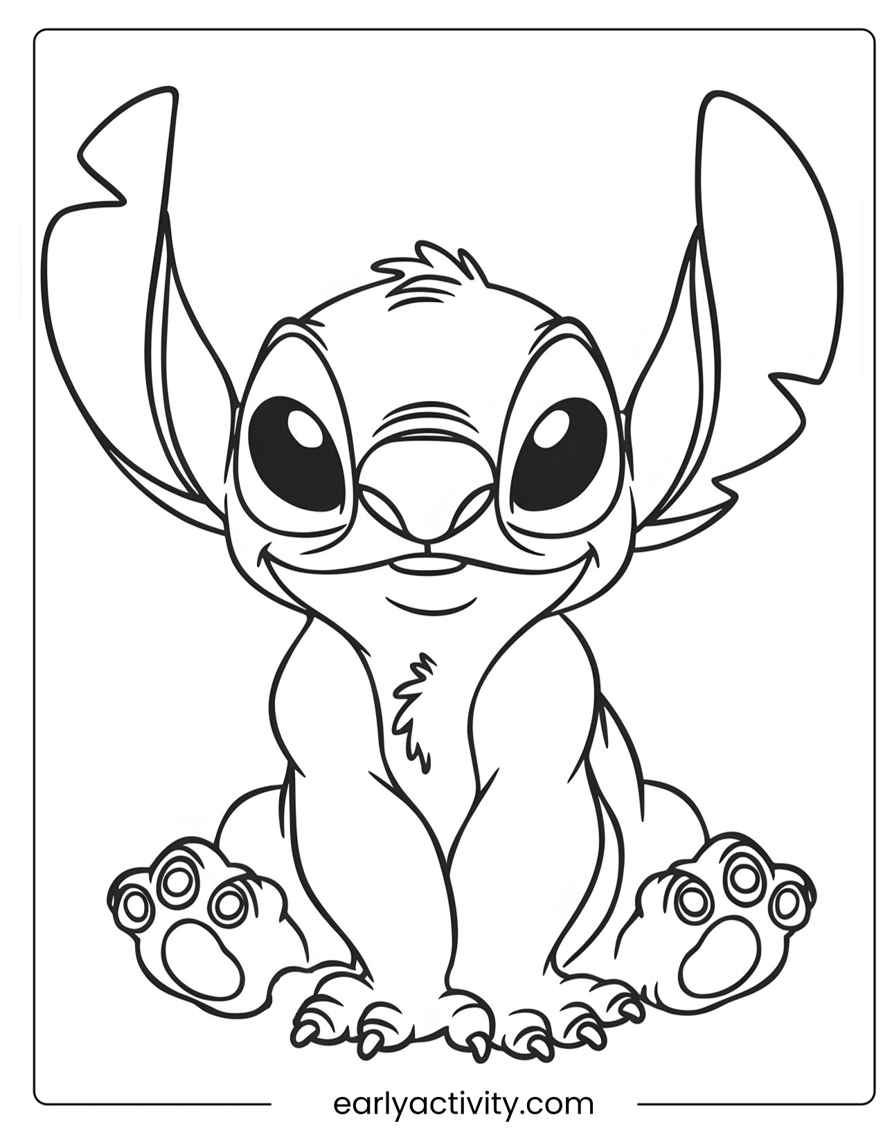 Baby stitch Colouring Page .pdf