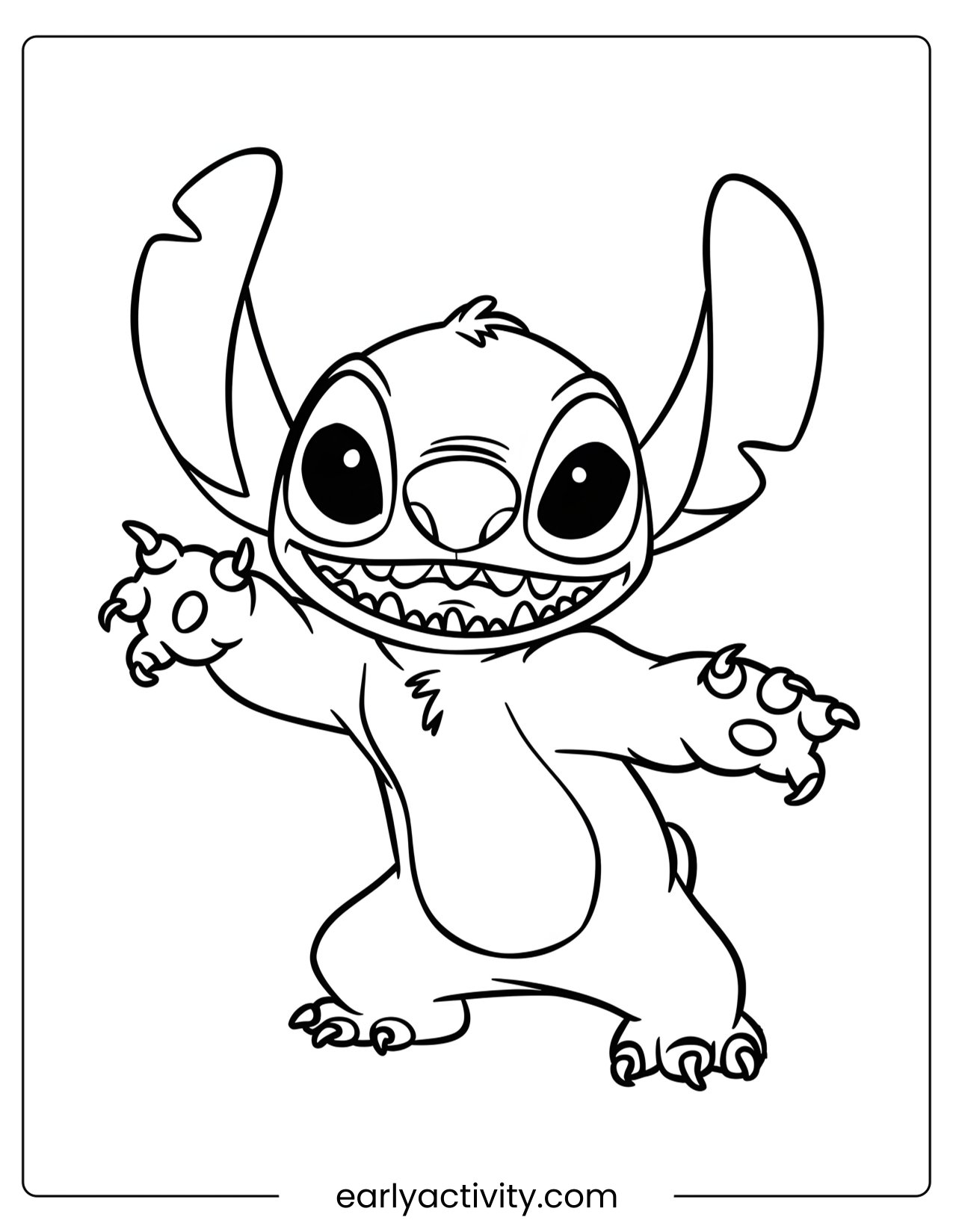Disney stitch Colouring Page .pdf
