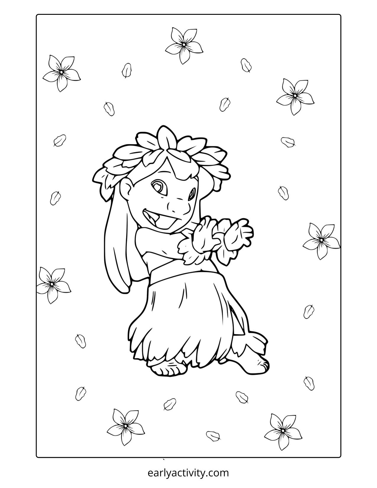 LIlo Colouring Page .pdf