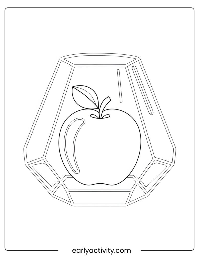 14Apple inside a Decorative Glass Terrarium