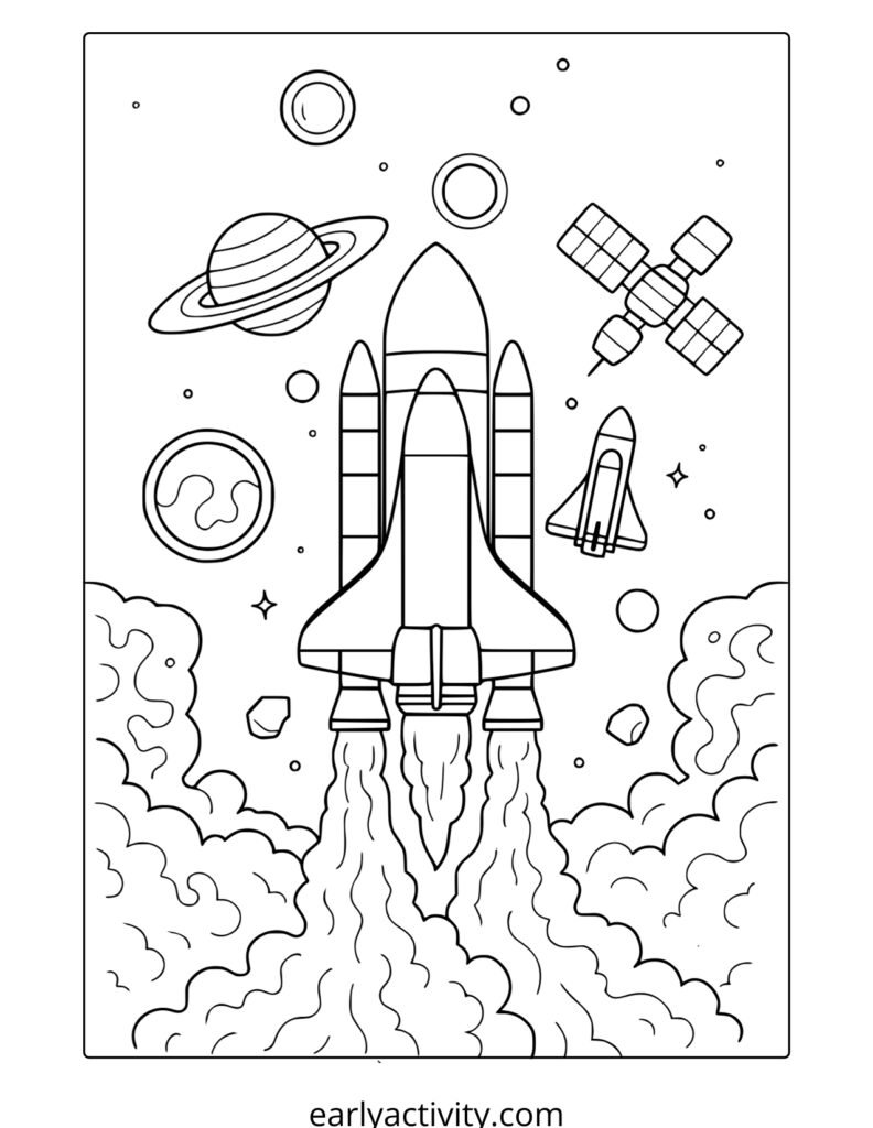 14Space rocket coloring page (1)