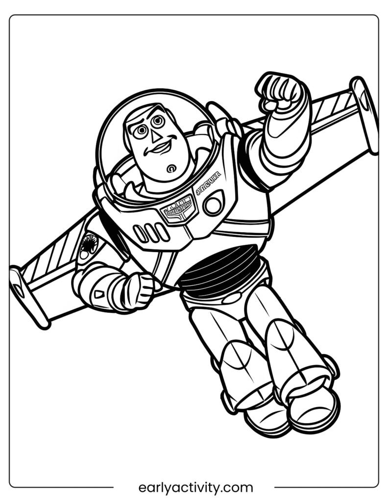 15Buzz Lightyear to the Rescue Coloring page .pdf