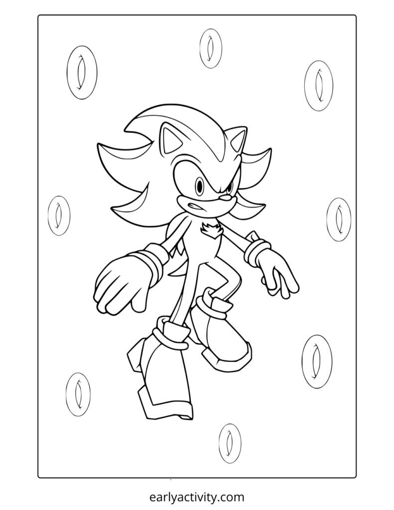 15_Shadow The Hedgehog Coloring Page .pdf