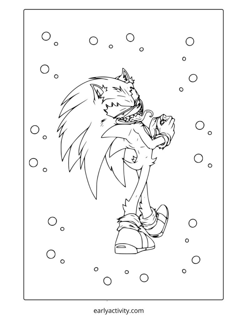 17 Sonic Exe Coloring page