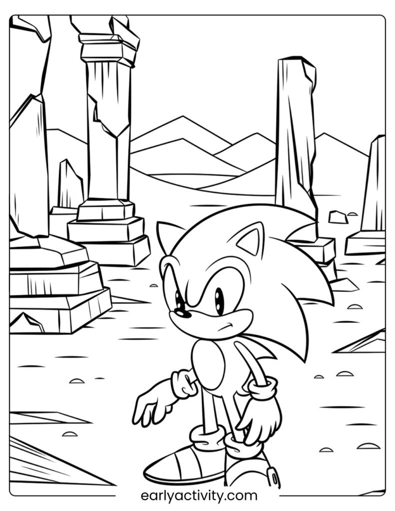 18_Sonic Exploring Ancient Ruins in a Desert