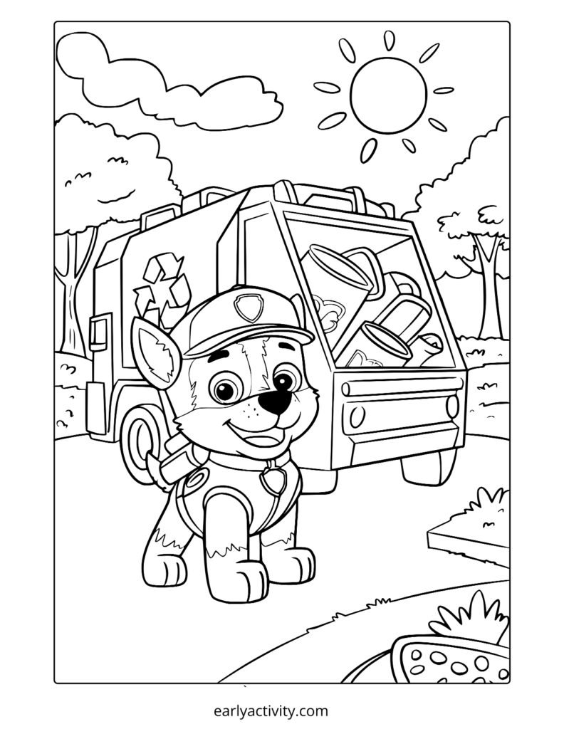 22 Rocky From paw patrol coloring page .pdf