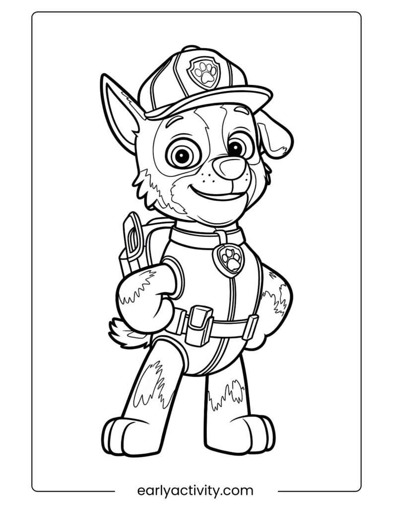 23 Rocky paw patrol coloring page .pdf