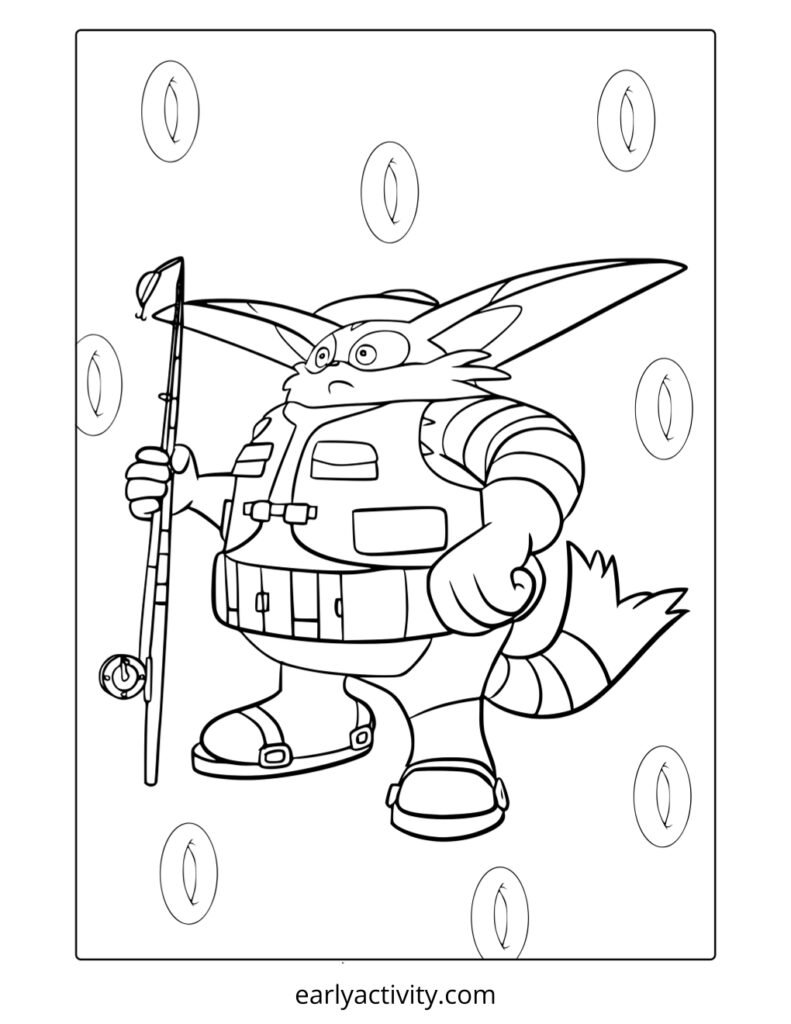2_ Big The Cat From Sonic Coloring page .pdf