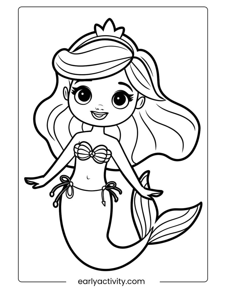 2_ Mermaid princess Coloring page 2.pdf