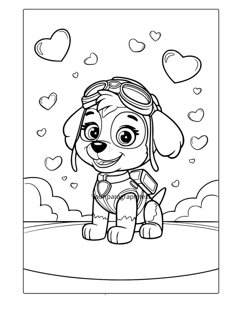 30Skye From paw patrol colouring page .pdf