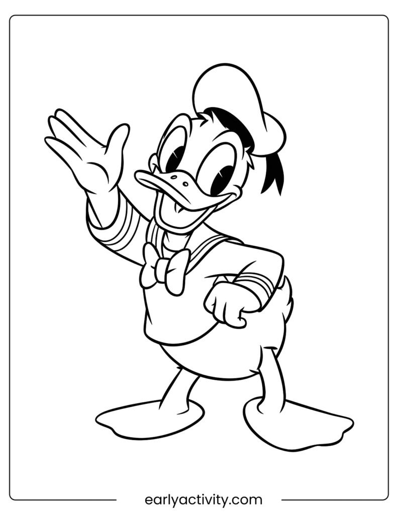 31 Donald Duck colouring page .pdf