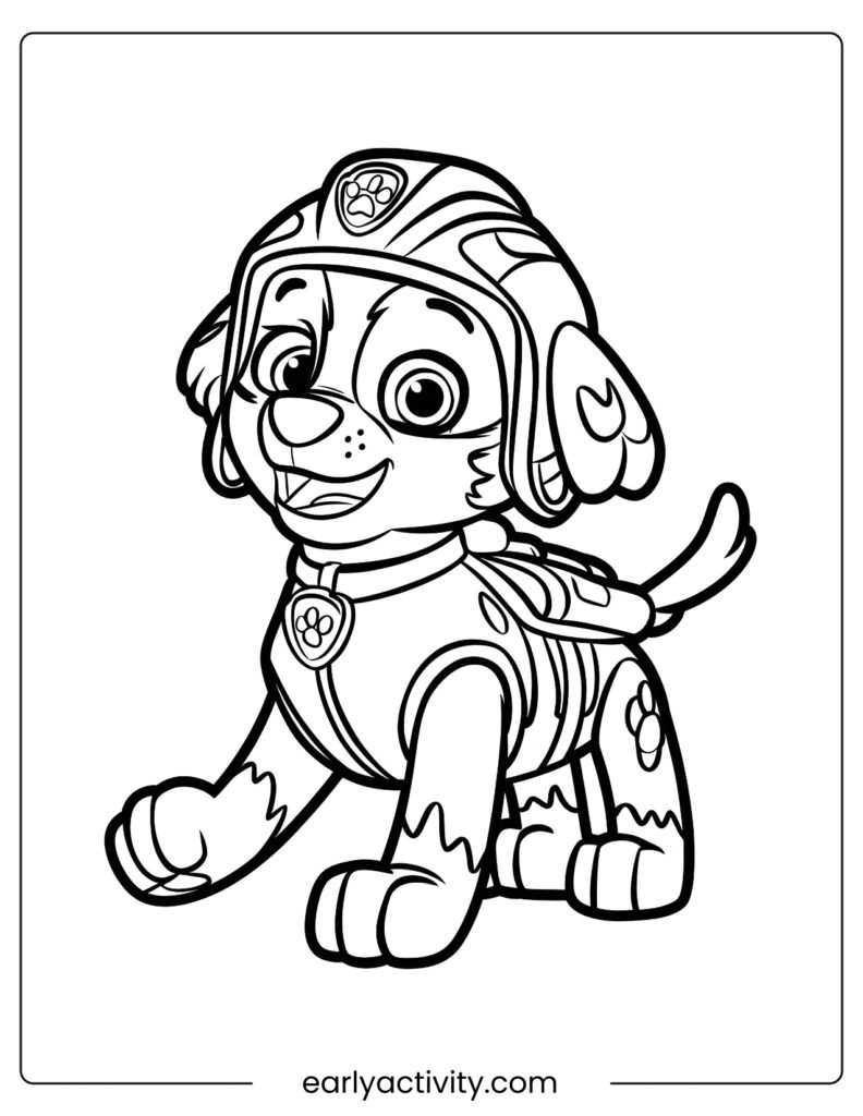 36zuma paw patrol Coloring page .pdf