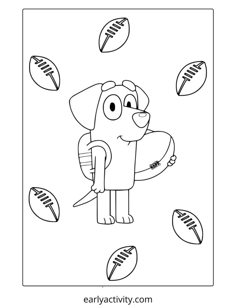 39_ Lucky From Bluey coloring page com