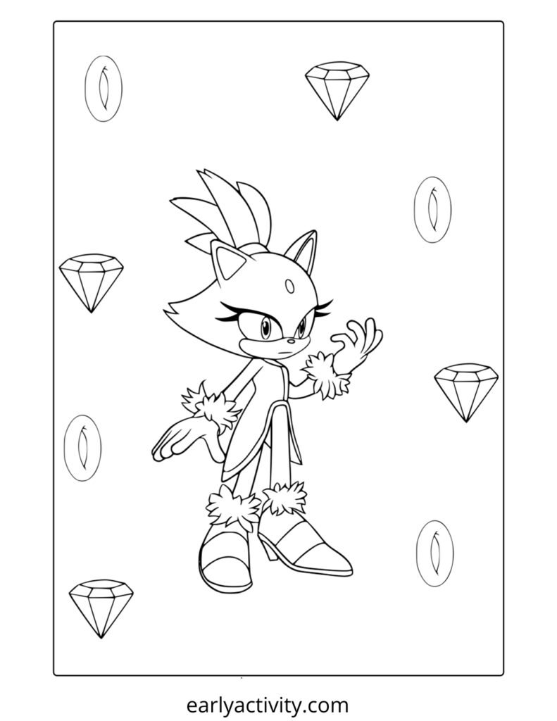 3_ blaze the cat From Sonic coloring page .pdf