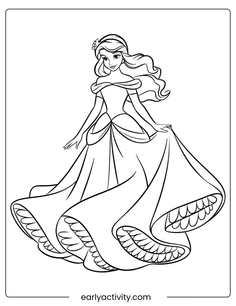 44 pretty disney Colouring page .pdf