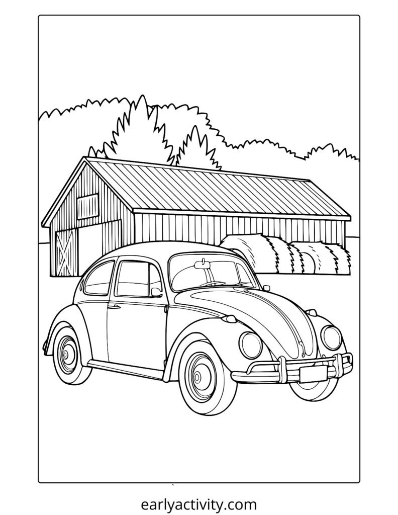 44vw beetle Coloring page