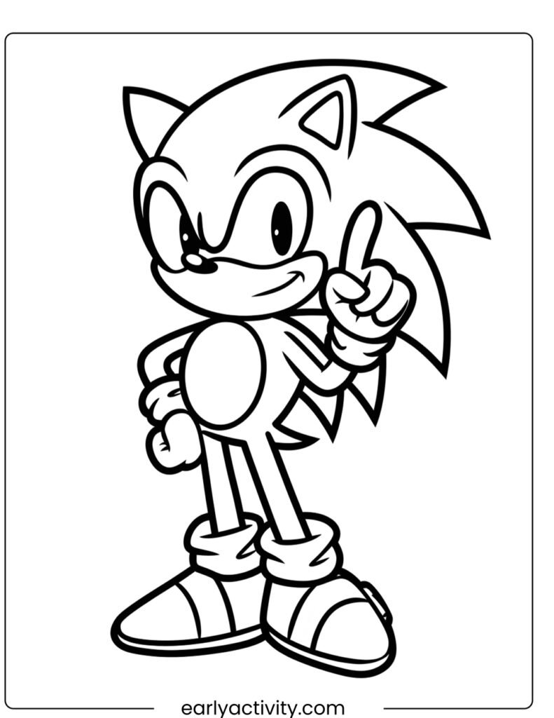 5_ classic Sonic coloring page .pdf