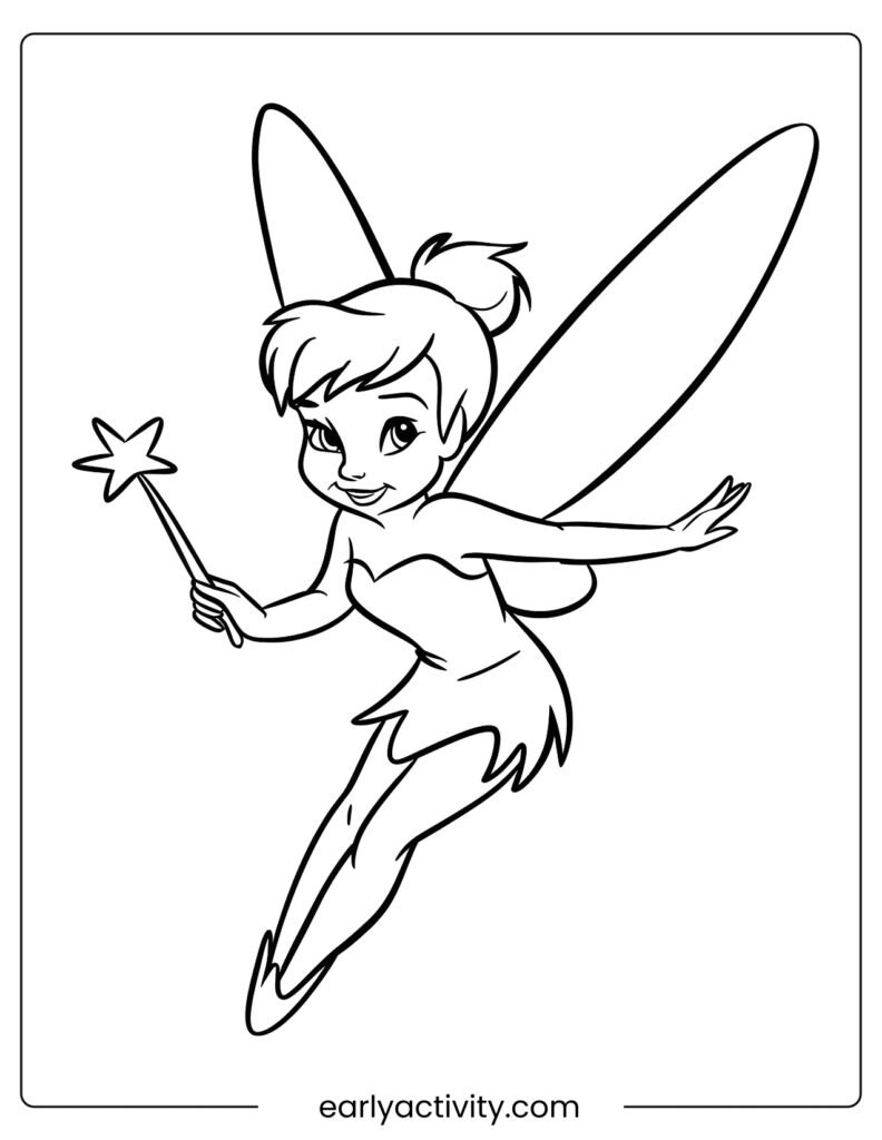 5_Tinkerbells Fairy Colouring Page .pdf