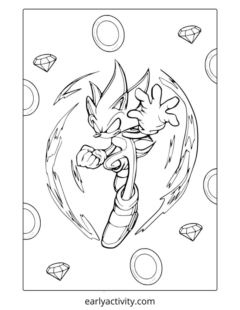 6_ Dark Sonic coloring page .pdf