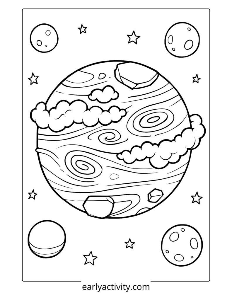 7planet neptune coloring page