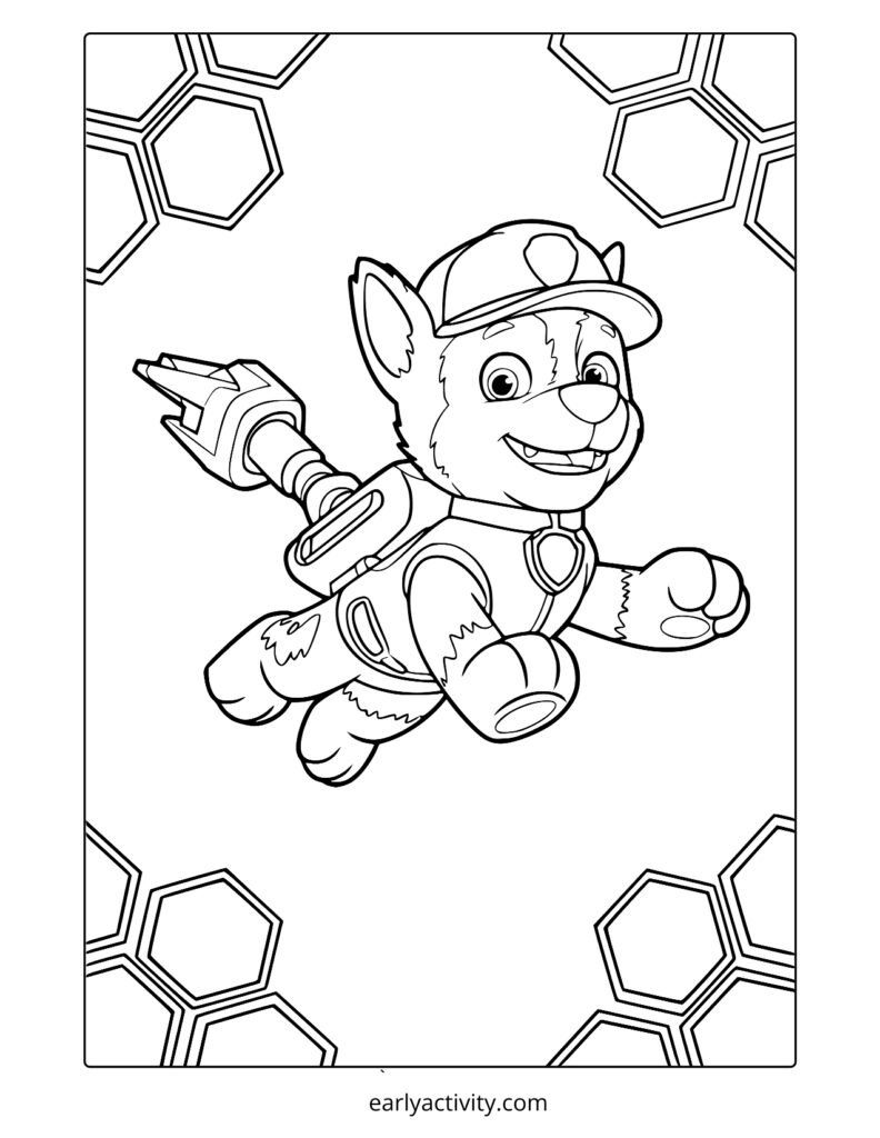 9 Everest From Paw Patrol Coloring .pdf