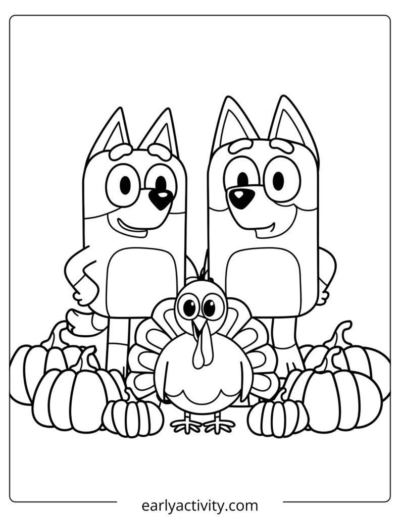 9_ thanksgiving bluey coloring page com
