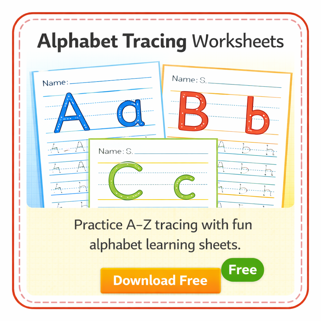 Alphabet Tracing Worksheets