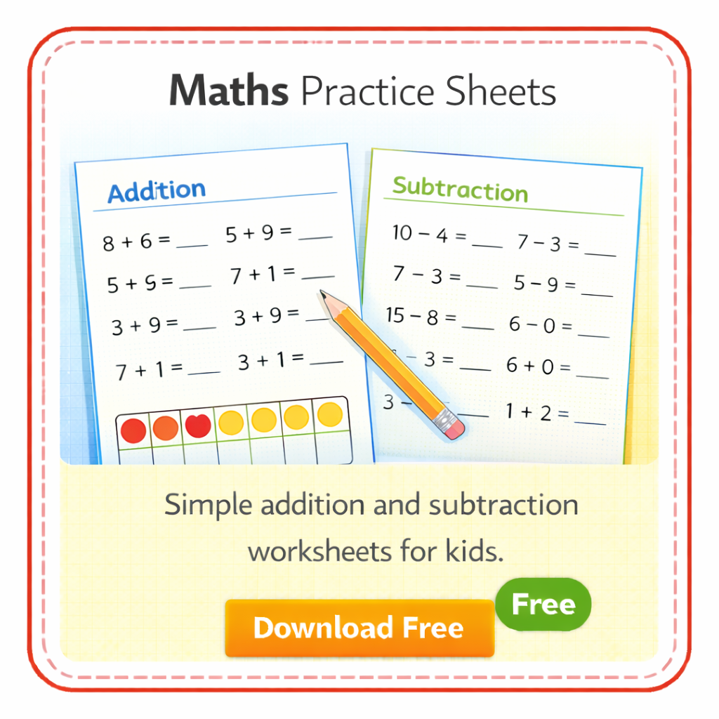 Maths Practice Sheets