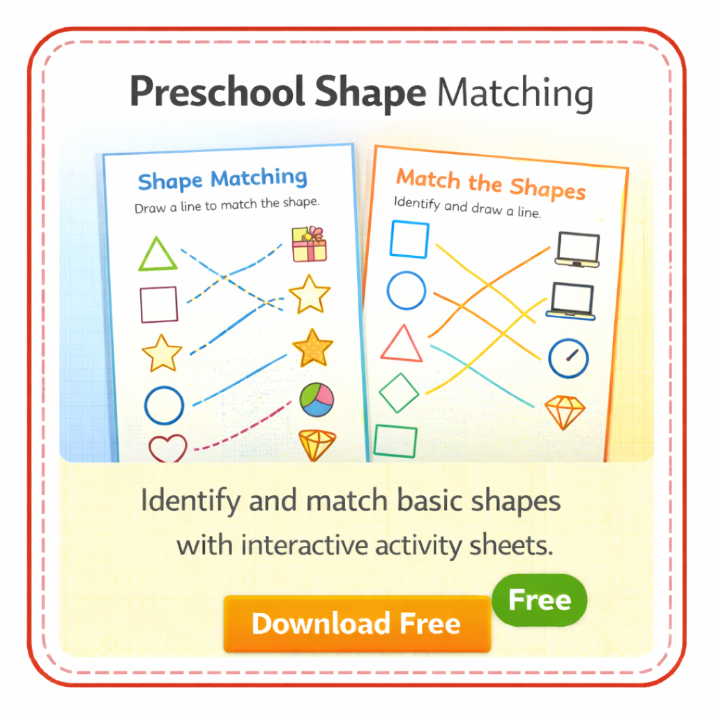 Preschool Shape Matching
