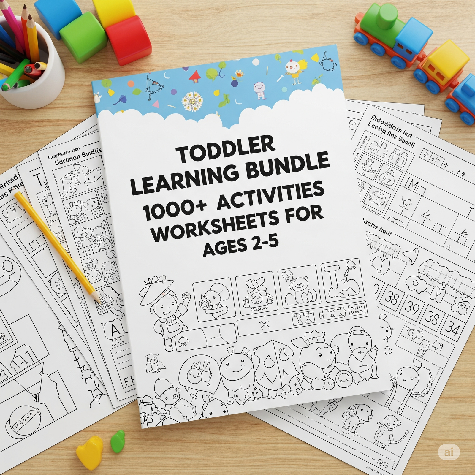 Toddler Learning Bundle: 1000+ Activities for Ages 2-5