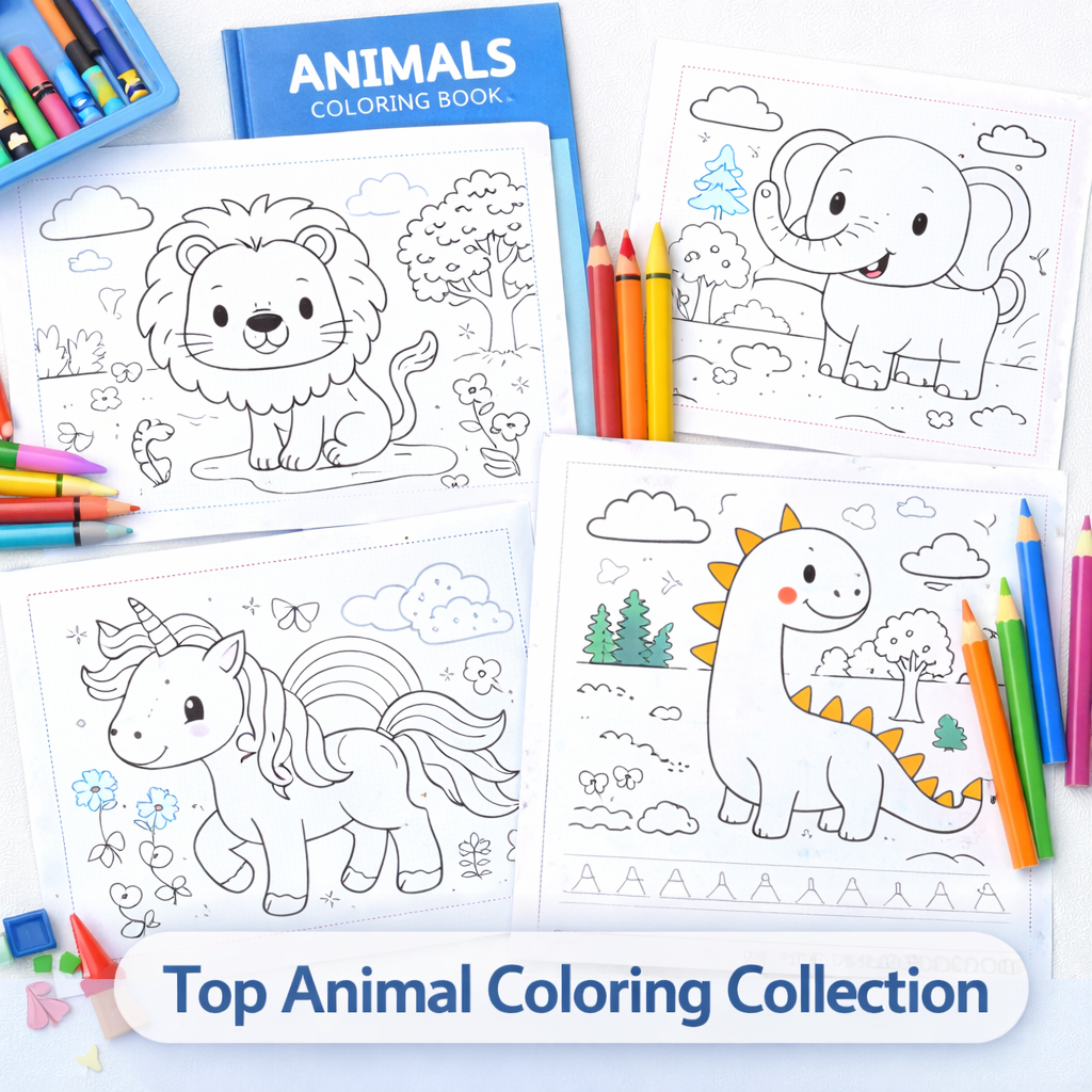 Top Animal Coloring Collection
